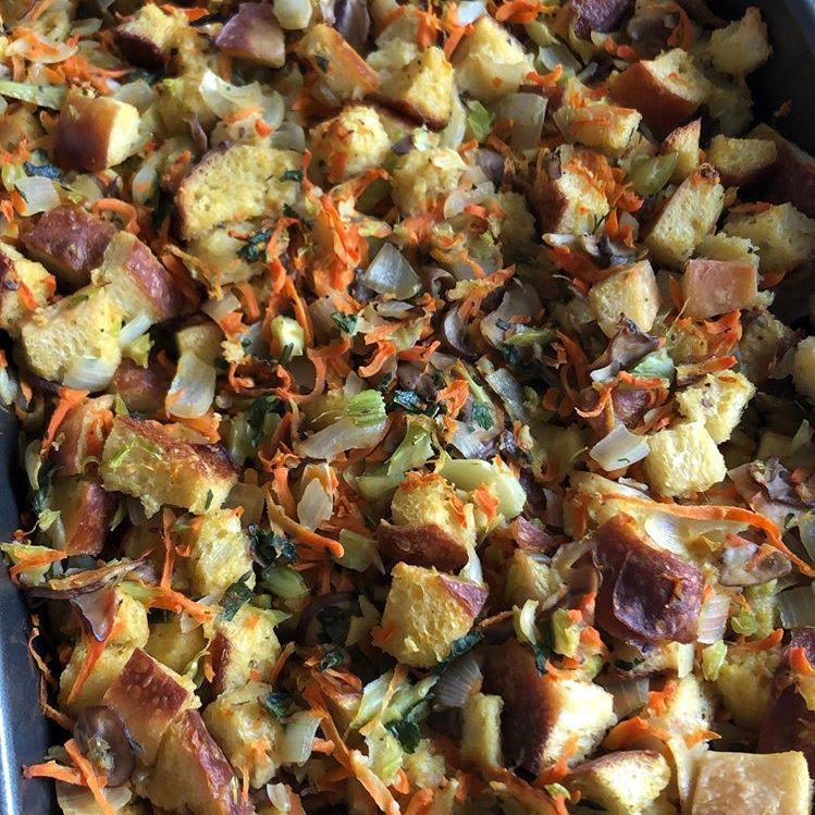 Vegetable Stuffing Simple to Scratch