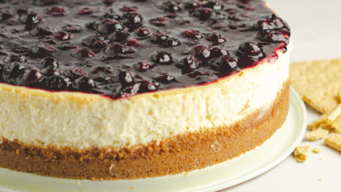 Decadent No Bake Blueberry Cheesecake Recipe - Upstate Ramblings